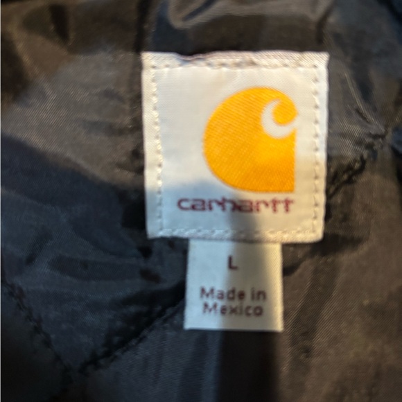 🔥🔥Brand New Carhartt Duck Canvas Black Insulated Vest. Size Large🔥🔥 - Picture 12 of 12